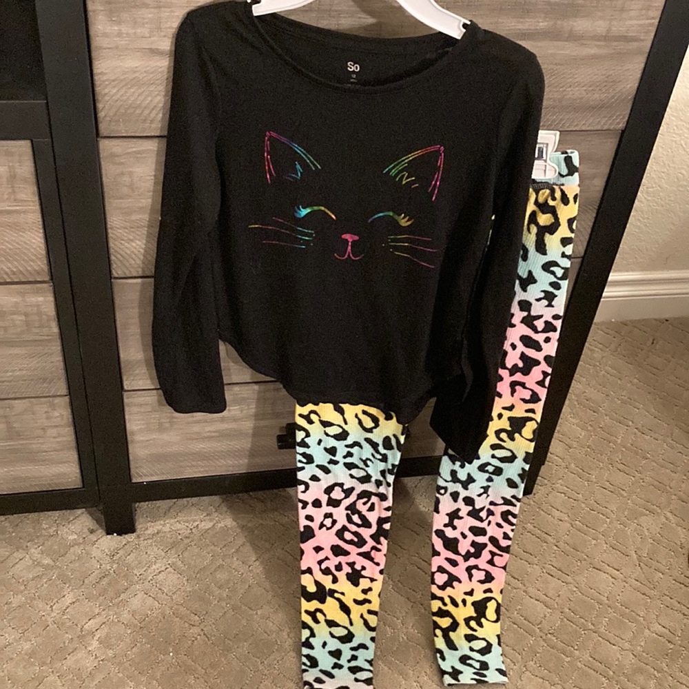 cute girls pj set